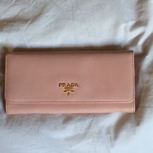 Used Pink Prada Wallet